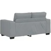 Dvivietė sofa, šviesiai pilka, 160x77x82 cm, audinys