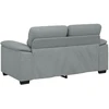 Dvivietė sofa, šviesiai pilka, 160x81x84 cm, audinys