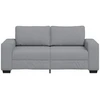 Dvivietė sofa, šviesiai pilka, 180x77x82 cm, audinys