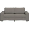 Dvivietė sofa, šviesiai pilka, 180x77x82 cm, velvetas, audinys