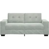 Dvivietė sofa, šviesiai pilka, 180x77x82 cm, aksomas