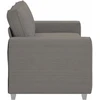 Dvivietė sofa, šviesiai pilka, 180x77x82 cm, velvetas, audinys