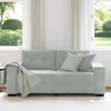 Dvivietė sofa, šviesiai pilka, 180x77x82 cm, aksomas