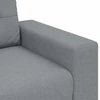 Dvivietė sofa, šviesiai pilka, 180x77x82 cm, audinys