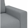 Dvivietė sofa, šviesiai pilka, 180x77x82 cm, audinys