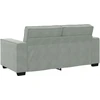 Dvivietė sofa, šviesiai pilka, 180x78x84 cm, aksomas