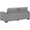 Dvivietė sofa, šviesiai pilka, 180x81x84 cm, audinys