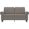 Dvivietė sofa, šviesiai pilkos spalvos, 120cm, aksomas