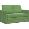 Sofa lova Šviesiai žalia 204 x 122 x 60 cm Aksomas