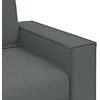 Dvivietė sofa, tamsiai pilka, 160x78x84 cm, audinys