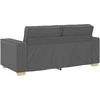 Dvivietė sofa, tamsiai pilka, 180x78x84 cm, audinys