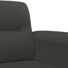 Dvivietė sofa, tamsiai pilka, 140cm, mikropluošto audinys