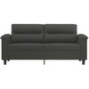 Dvivietė sofa, tamsiai pilka, 140cm, mikropluošto audinys