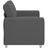 Dvivietė sofa, tamsiai pilka, 160x77x82 cm, velvetas, audinys