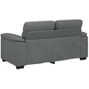 Dvivietė sofa, tamsiai pilka, 160x81x84 cm, audinys