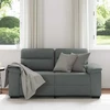Dvivietė sofa, tamsiai pilka, 160x81x84 cm, audinys