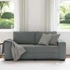 Dvivietė sofa, tamsiai pilka, 180x77x82 cm, audinys