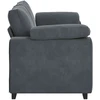 Dvivietė sofa, tamsiai pilka, 180x77x82 cm, aksomas