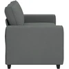 Dvivietė sofa, tamsiai pilka, 180x77x82 cm, audinys
