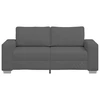 Dvivietė sofa, tamsiai pilka, 180x77x82 cm, velvetas, audinys