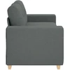 Dvivietė sofa, tamsiai pilka, 180x77x82 cm, audinys