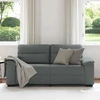 Dvivietė sofa, tamsiai pilka, 180x81x84 cm, audinys