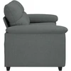 Dvivietė sofa, tamsiai pilka, 180x81x84 cm, audinys
