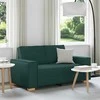 Dvivietė sofa, tamsiai žalia, 160x78x84 cm, audinys