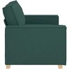 Dvivietė sofa, tamsiai žalia, 160x78x84 cm, audinys