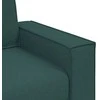 Dvivietė sofa, tamsiai žalia, 160x78x84 cm, audinys
