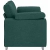 Dvivietė sofa Tamsiai žalia 160 cm audinys