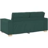 Dvivietė sofa, tamsiai žalia, 180x78x84 cm, audinys