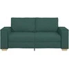 Dvivietė sofa, tamsiai žalia, 180x78x84 cm, audinys