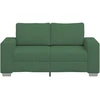 Dvivietė sofa, tamsiai žalia, 160x77x82 cm, velvetas, audinys