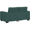 Dvivietė sofa, tamsiai žalia, 160x77x82 cm, audinys