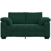 Dvivietė sofa, tamsiai žalia, 160x77x82 cm, aksomas