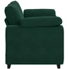Dvivietė sofa, tamsiai žalia, 160x77x82 cm, aksomas