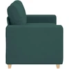 Dvivietė sofa, tamsiai žalia, 160x77x82 cm, audinys