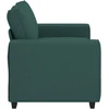 Dvivietė sofa, tamsiai žalia, 160x77x82 cm, audinys