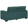 Dvivietė sofa, tamsiai žalia, 160x81x84 cm, audinys