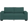 Dvivietė sofa, tamsiai žalia, 180x77x82 cm, audinys