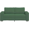 Dvivietė sofa, tamsiai žalia, 180x77x82 cm, velvetas, audinys
