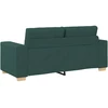 Dvivietė sofa, tamsiai žalia, 180x77x82 cm, audinys