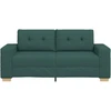 Dvivietė sofa, tamsiai žalia, 180x77x82 cm, audinys