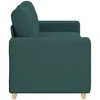 Dvivietė sofa, tamsiai žalia, 180x77x82 cm, audinys