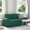 Dvivietė sofa, tamsiai žalia, 180x77x82 cm, audinys