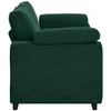 Dvivietė sofa, tamsiai žalia, 180x77x82 cm, aksomas