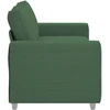 Dvivietė sofa, tamsiai žalia, 180x77x82 cm, velvetas, audinys