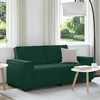 Dvivietė sofa, tamsiai žalia, 180x78x84 cm, aksomas