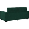 Dvivietė sofa, tamsiai žalia, 180x78x84 cm, aksomas